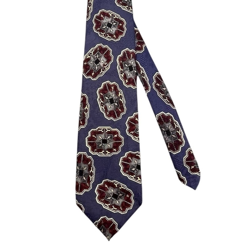 Robert Talbott Purple Medallion Silk Tie Mens OS Studio Nordstrom USA Hand Sewn